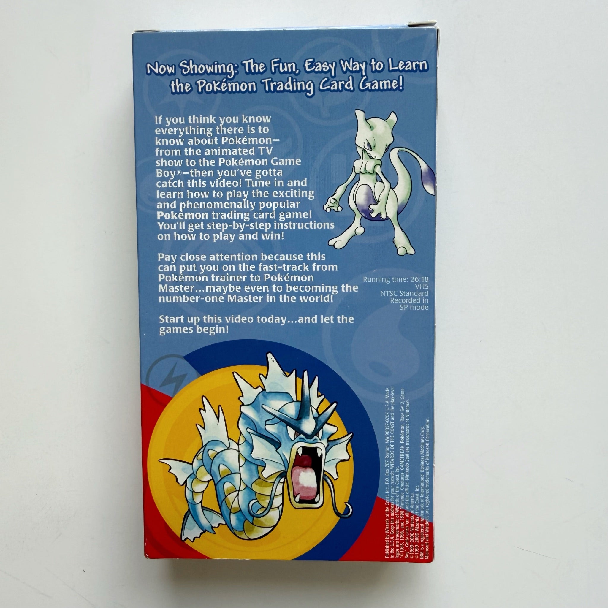 Pokemon Trading Card Game Trainer Video VHS 2000
