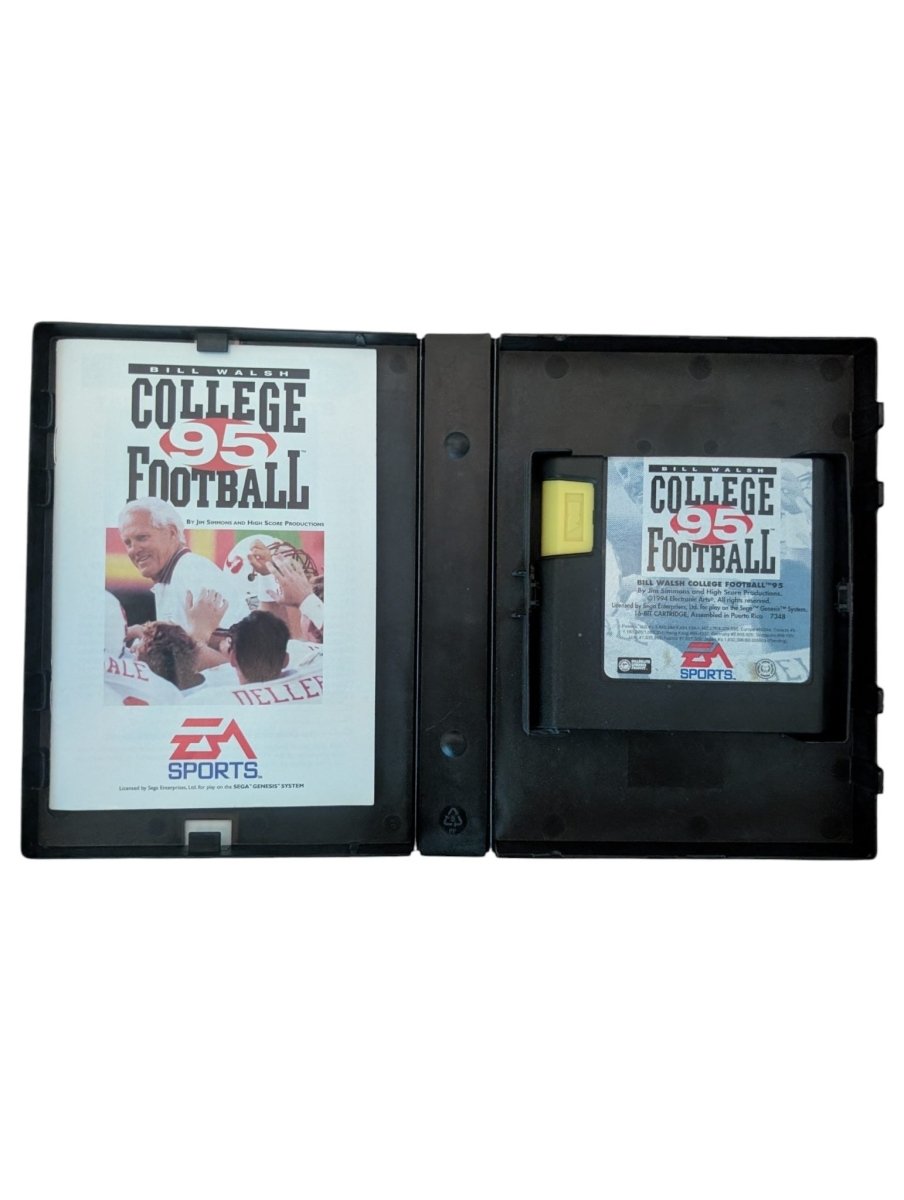 Bill Walsh College Football '95 - SEGA Genesis - (1993) - Complete in Box - Video Games - ThrowbackBuys -Slaqr Retro Gaming & Collectibles