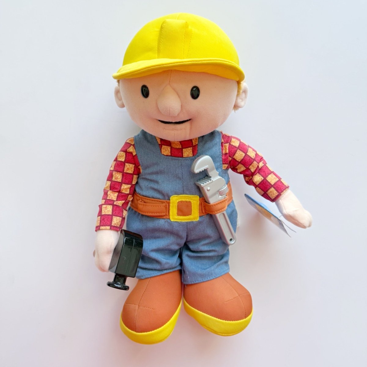 Bob the Builder 2001 Talking Plush Hasbro WORKS - Plushies - ThrowbackBuys - Nostalgicepisodes