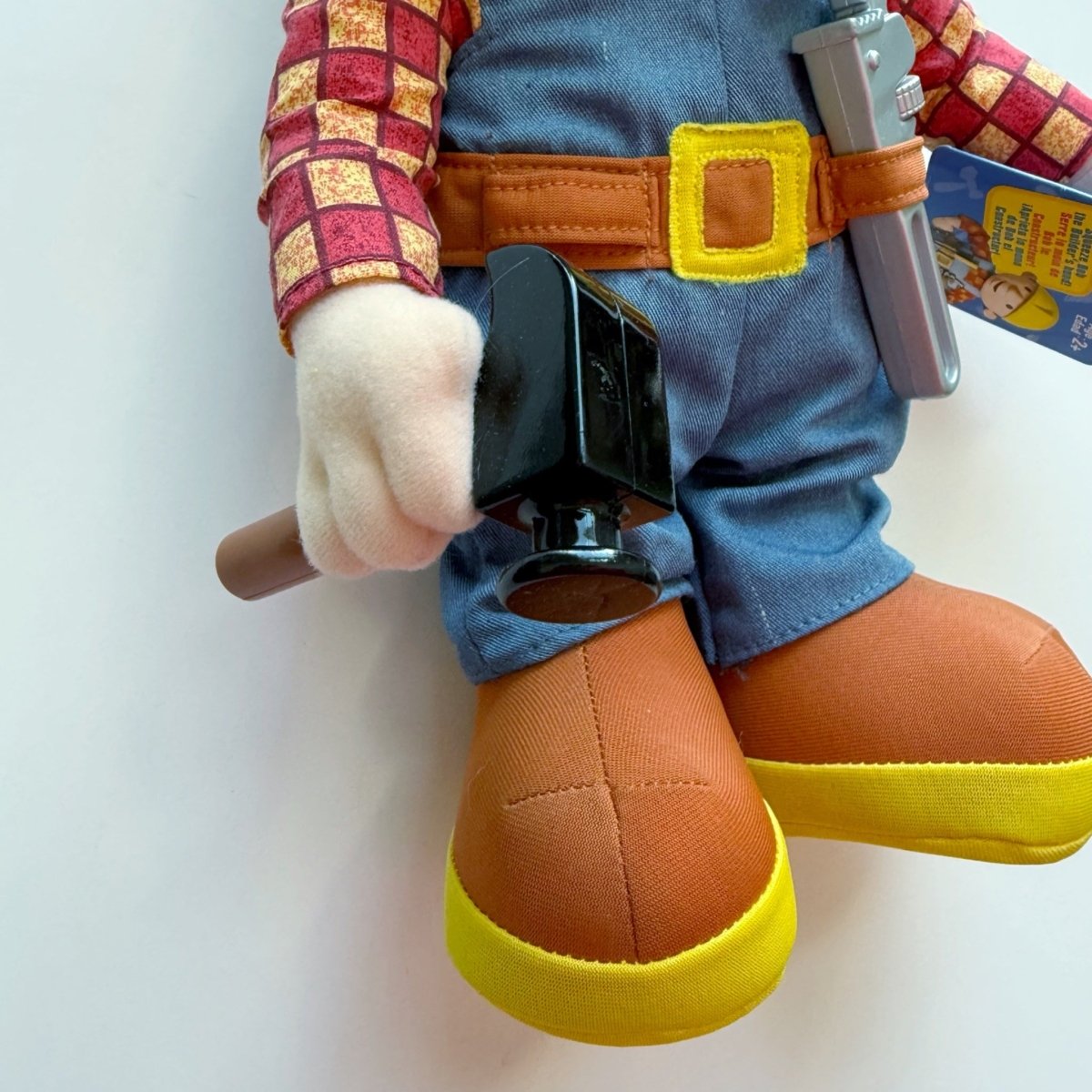 Bob the Builder 2001 Talking Plush Hasbro WORKS - Plushies - ThrowbackBuys - Nostalgicepisodes