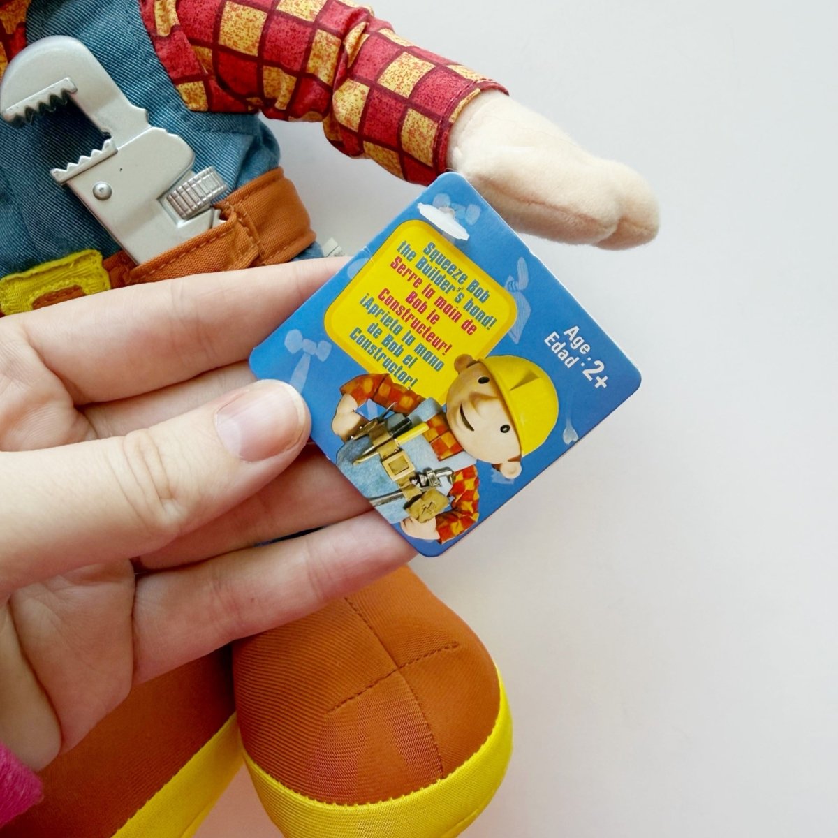 Bob the Builder 2001 Talking Plush Hasbro WORKS - Plushies - ThrowbackBuys - Nostalgicepisodes