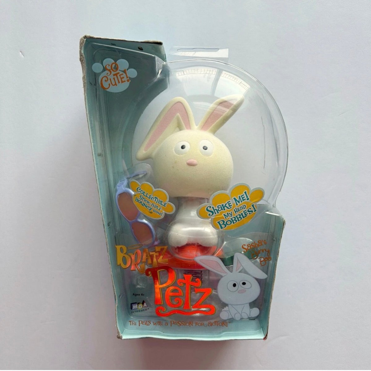 Bratz Petz Sasha's Bunny Boo Bobblehead MGA - Collectible Toys - ThrowbackBuys - Nostalgicepisodes