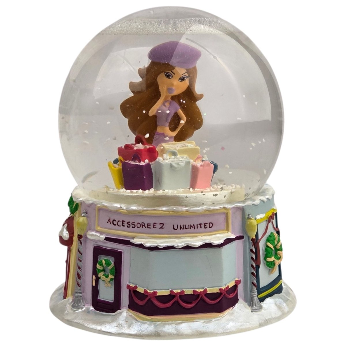Bratz Way Cool Musical Waterball Snow Globe Plays "Deck the Halls" - MGA Enesco - Decor - ThrowbackBuys - A N E 1 Stop Shop