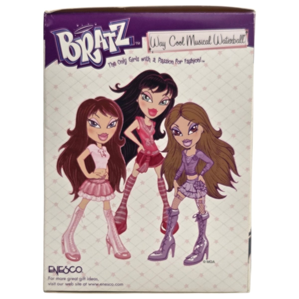 Bratz Way Cool Musical Waterball Snow Globe Plays "Deck the Halls" - MGA Enesco - Decor - ThrowbackBuys - A N E 1 Stop Shop