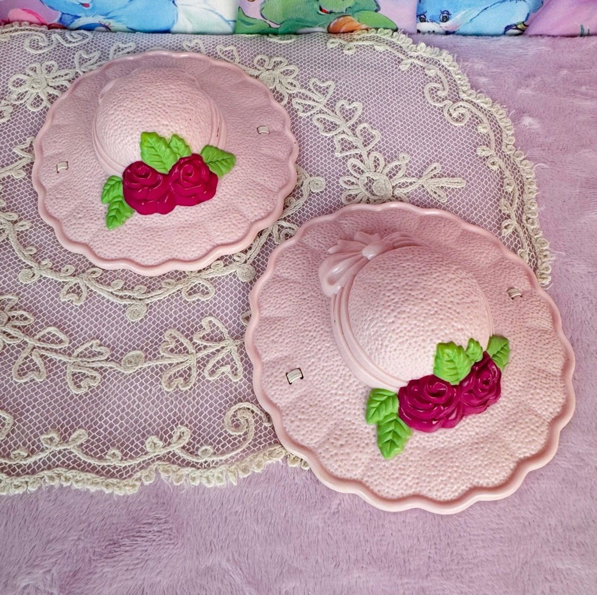 Briarberry Bears Collection - Pink Hats 1999 Doll Accessories - Action Figures & Collectibles - ThrowbackBuys - Starbunnyvintage