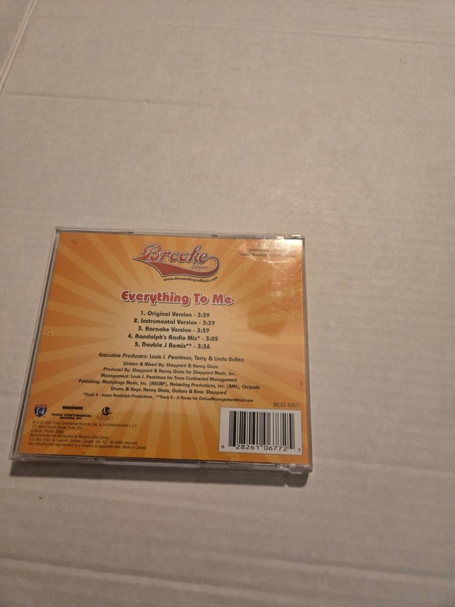 Brooke Hogan Everything To Me CD Single - CDs - ThrowbackBuys -Amanda's Awesome Finds