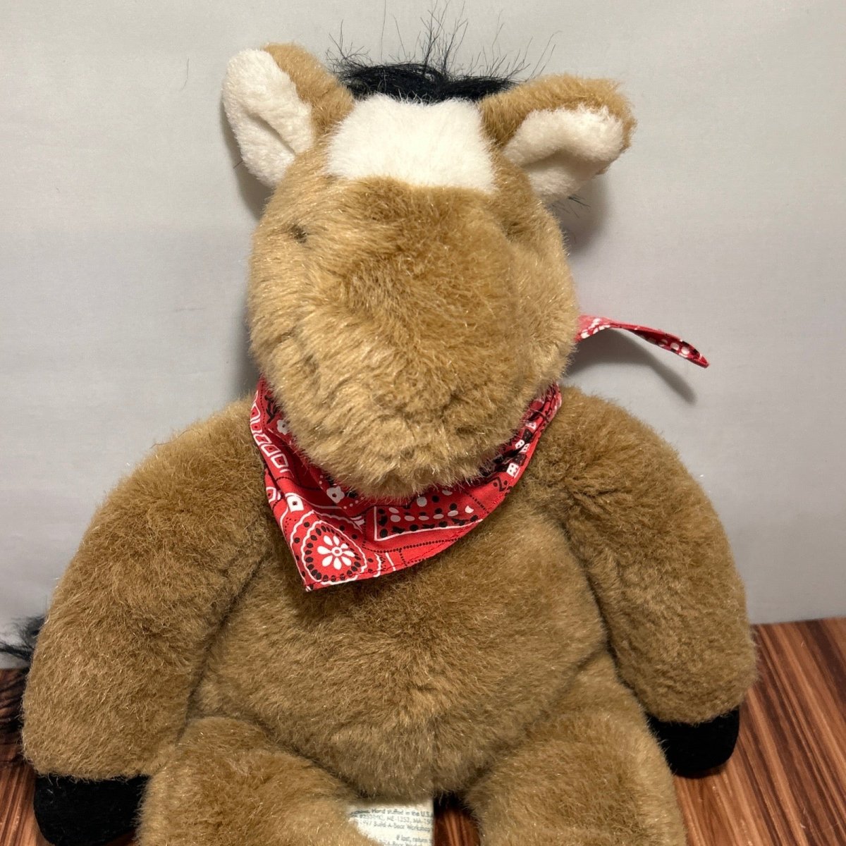 Build - a - Bear BABW Brown Horse Pony 18" Plush Cowboy Western Retired Vintage - Action Figures & Collectibles - ThrowbackBuys - Raybar121
