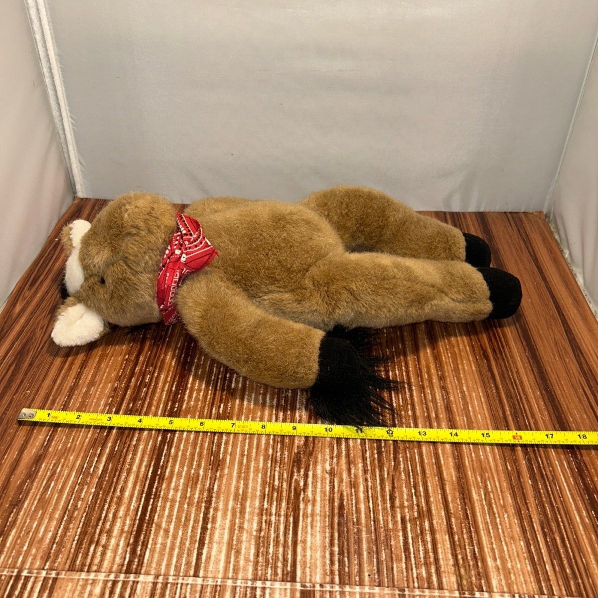 Build - a - Bear BABW Brown Horse Pony 18" Plush Cowboy Western Retired Vintage - Action Figures & Collectibles - ThrowbackBuys - Raybar121