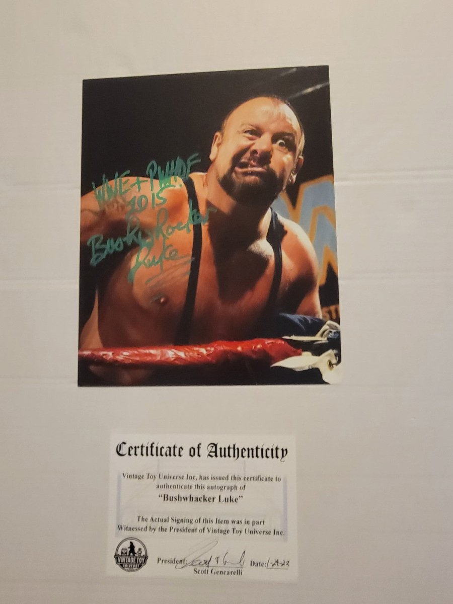 Bushwacker Luke Autographed Photo with COA - Sports Memorabilia - ThrowbackBuys - Amanda's Awesome Finds