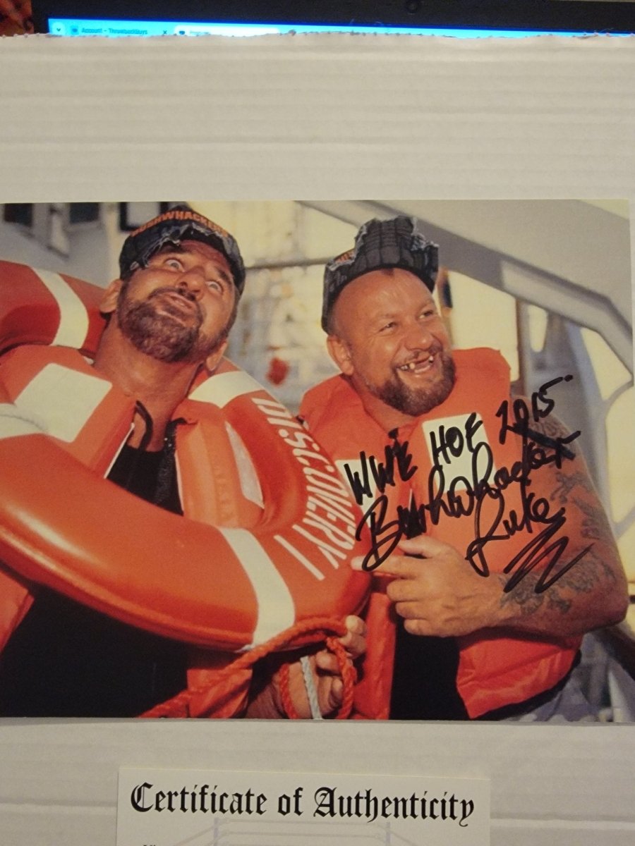 Bushwhackers Luke and Butch Autographed Luke Photo with COA - Paper Goods - ThrowbackBuys - Amanda's Awesome Finds