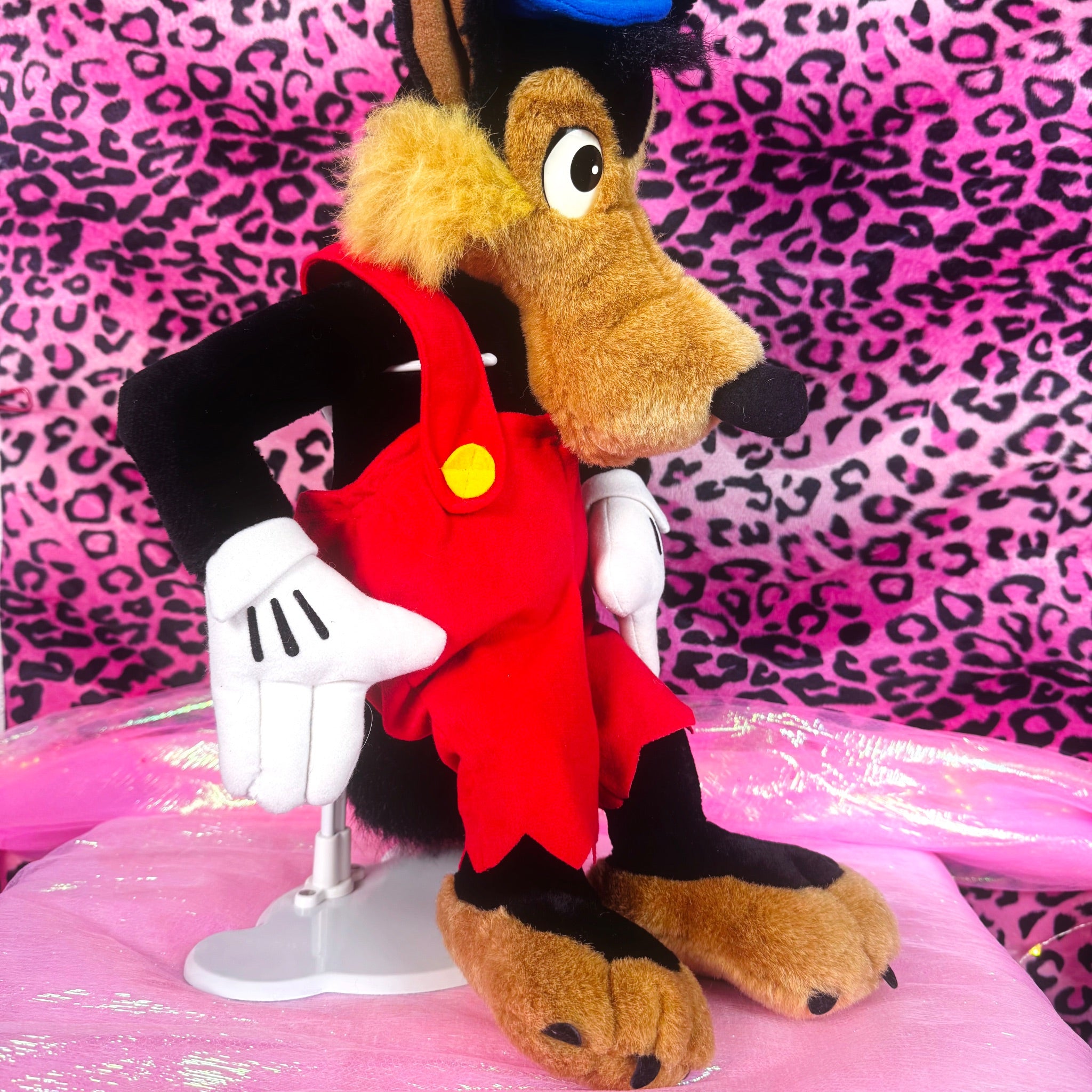 Vintage 90s Disneyland Big Bad Wolf Plush - 22” Disney Toy