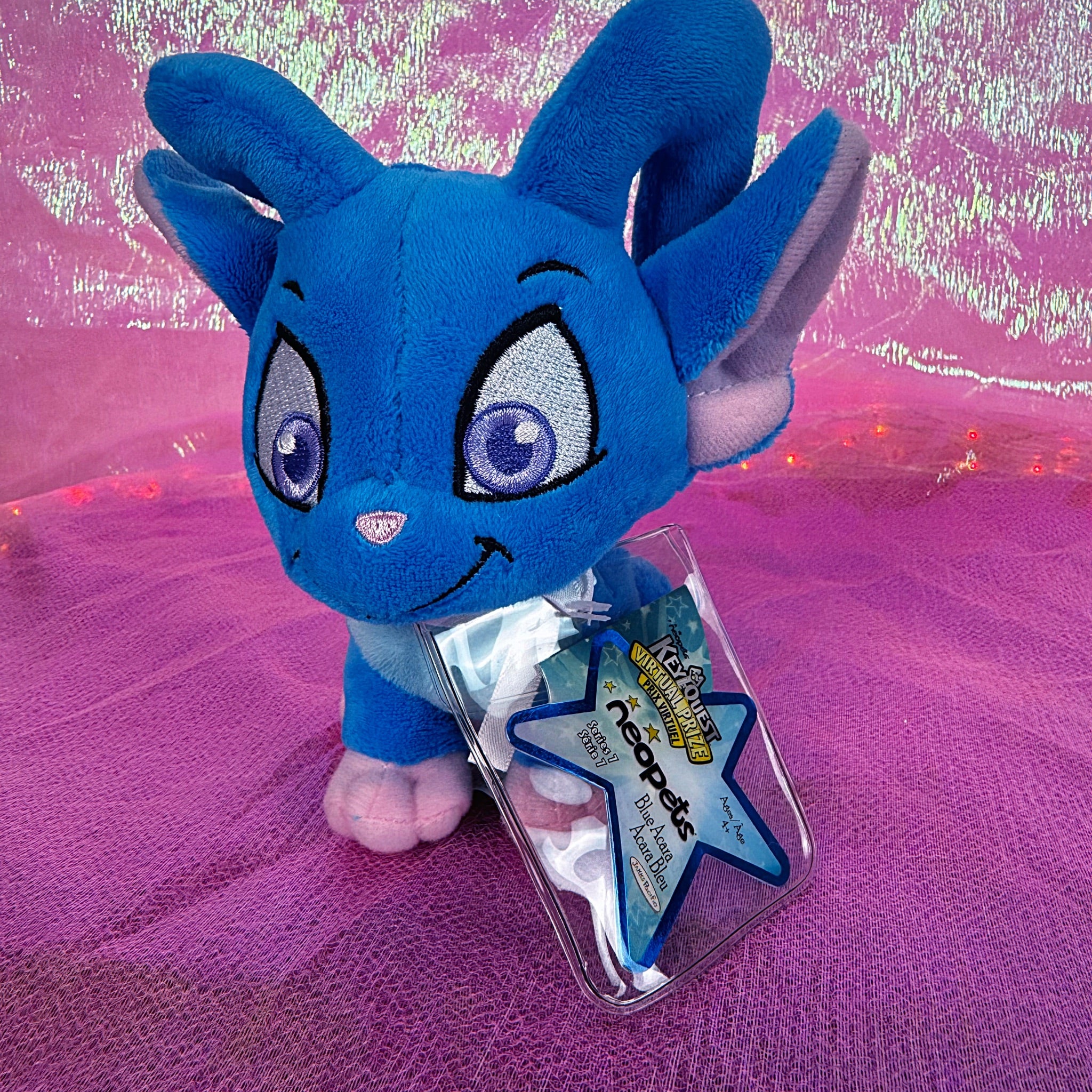 Vintage 2000s Neopets Acara Key Quest Plush