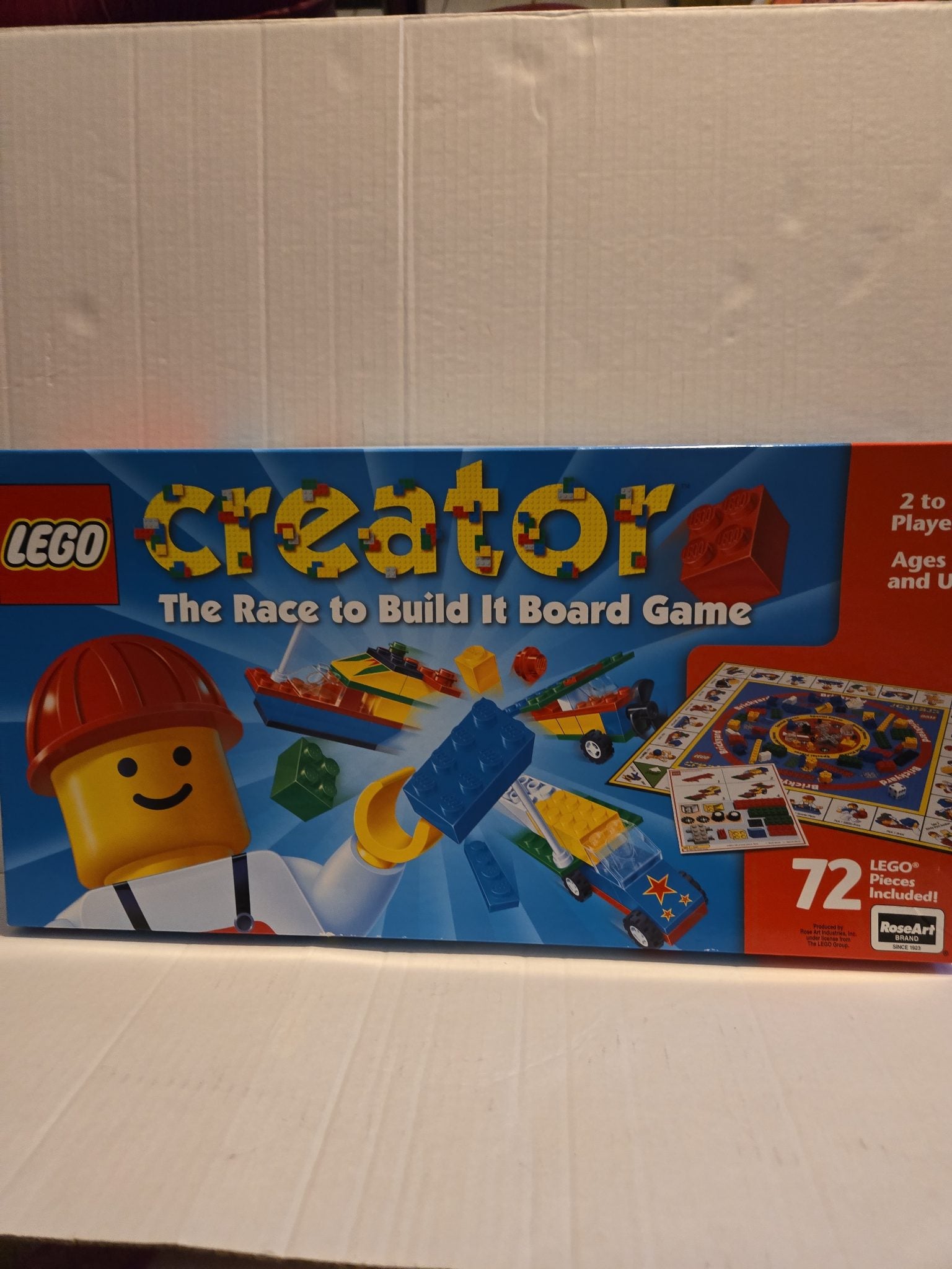Vintage LEGO Creator The Race To Build It Complete Board Game