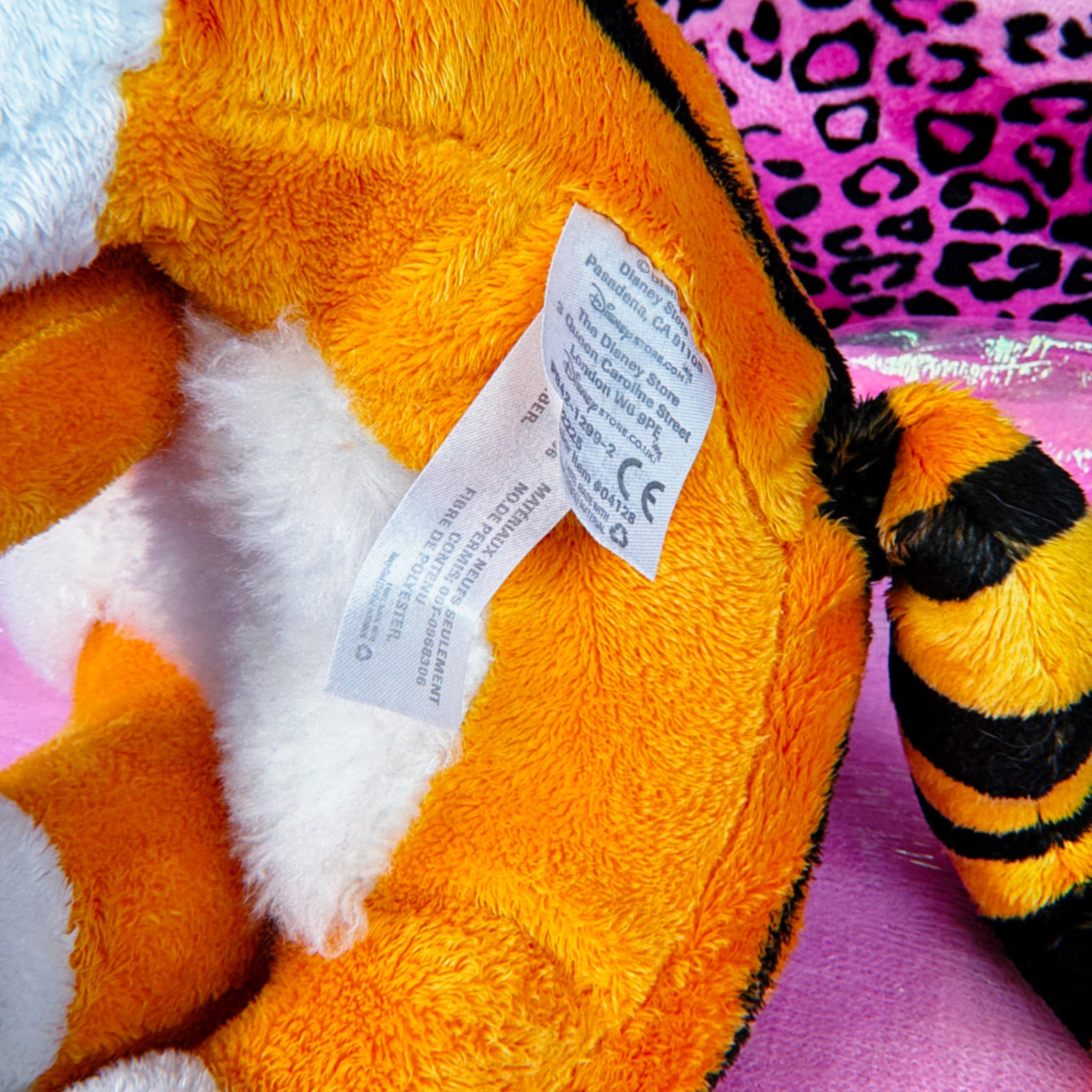 Vintage 2007 Disney Plush Tiger - Rajah from Aladdin