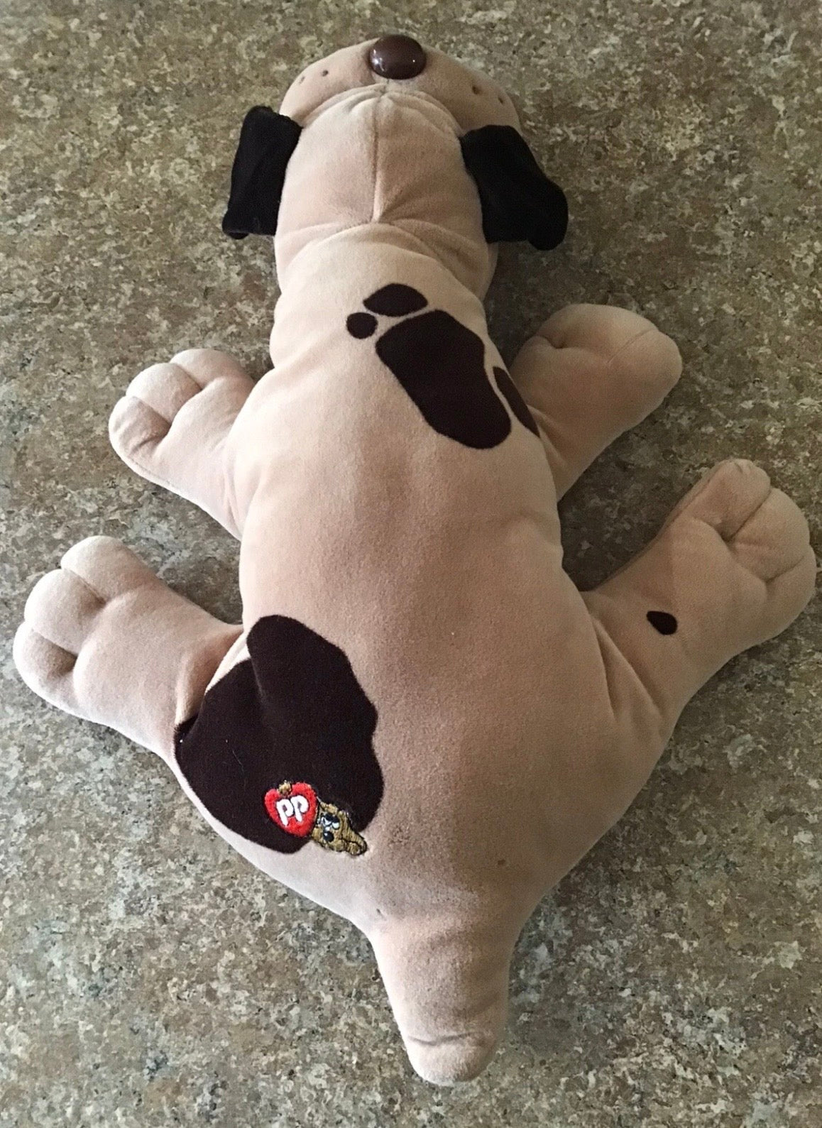 Vintage Pound Puppy 1985 Brown Tan Spotted Puppy Dog 18"