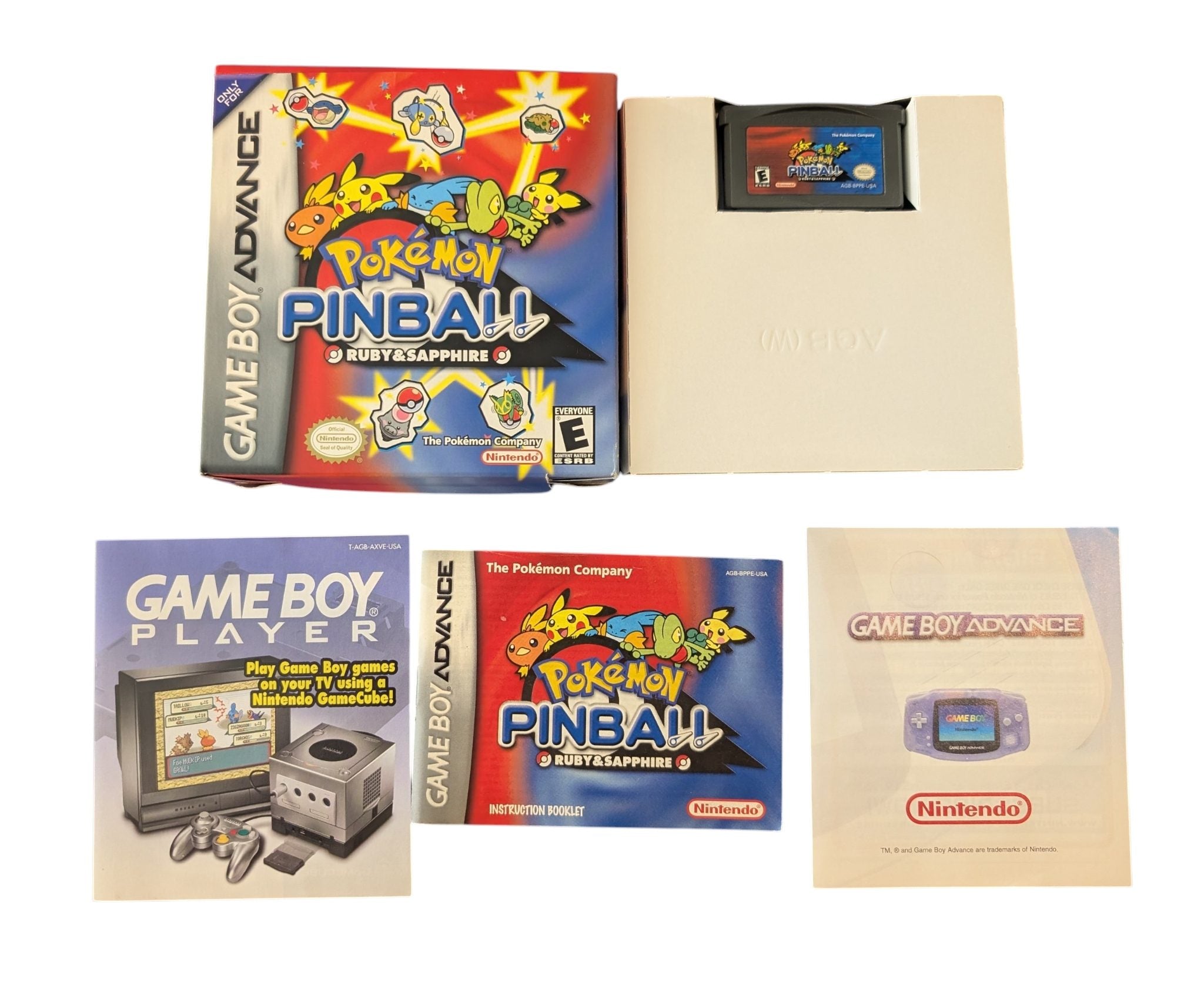 Pokemon Pinball: Ruby & Sapphire for Gameboy Advance - Complete in Box (CIB) - (2003)