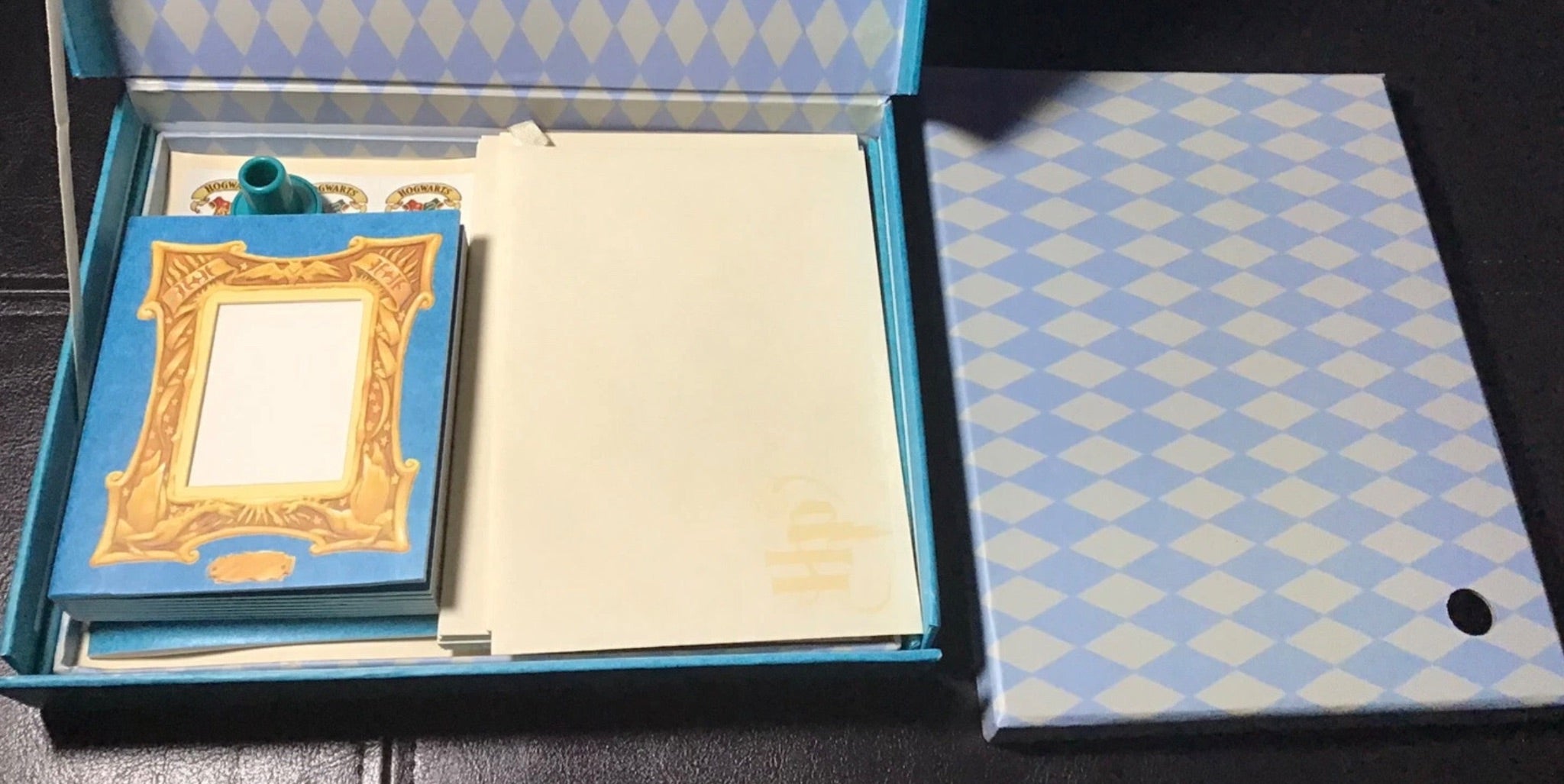 Vintage 2000 Harry Potter STATIONERY SET Stamp Envelopes Address Book Letters