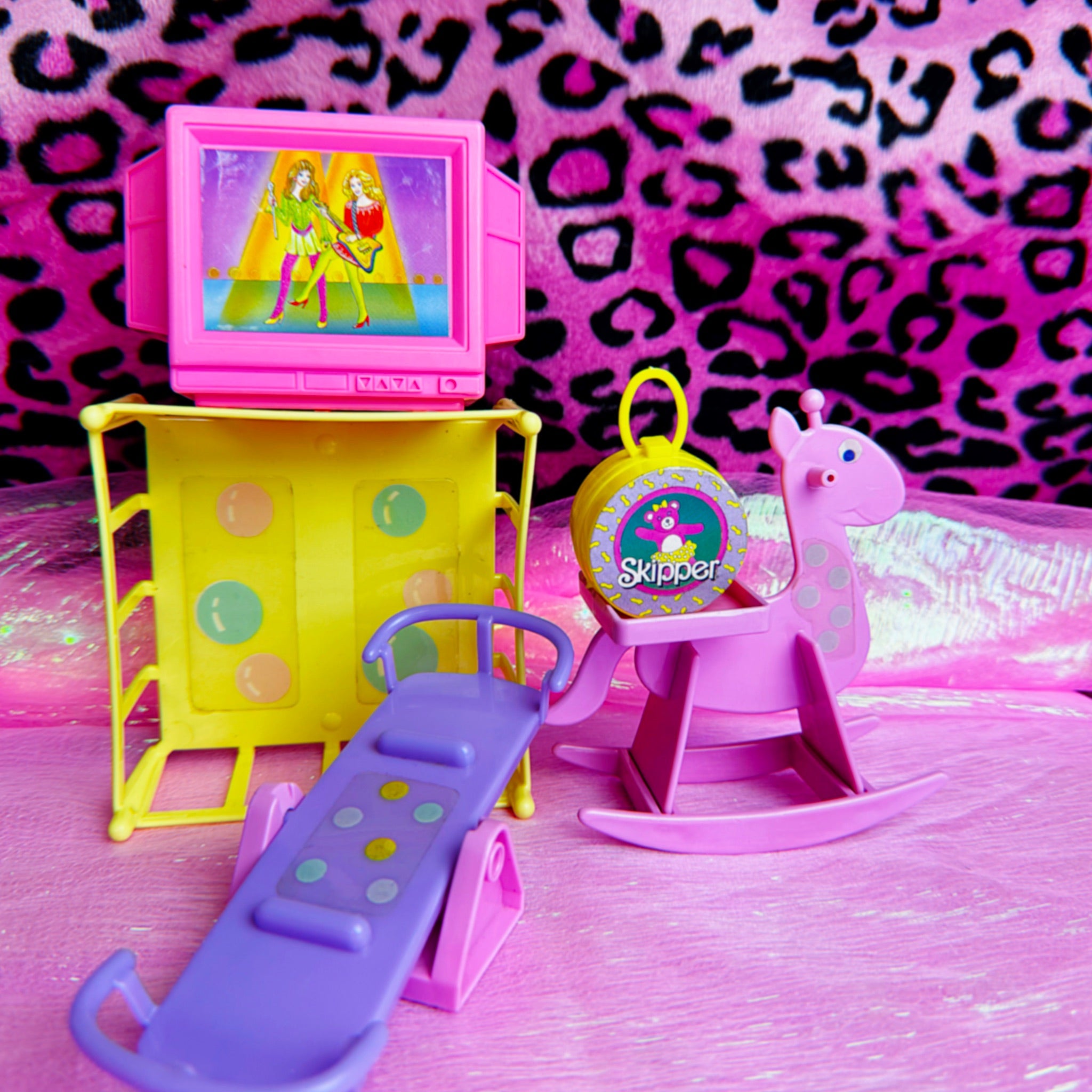 Vintage 1980s Barbie Furniture & Accessories Lot