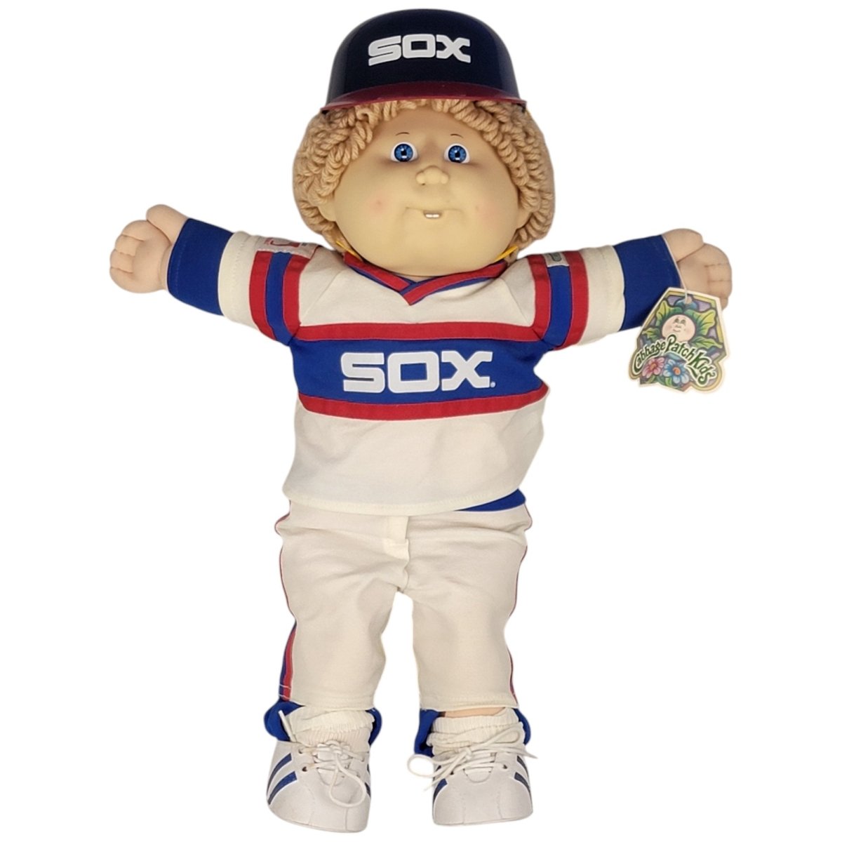 Cabbage Patch Kids MLB Chicago White Sox Blue Eyes 16" Coleco 1983 READ**** - Dolls - ThrowbackBuys - A N E 1 Stop Shop