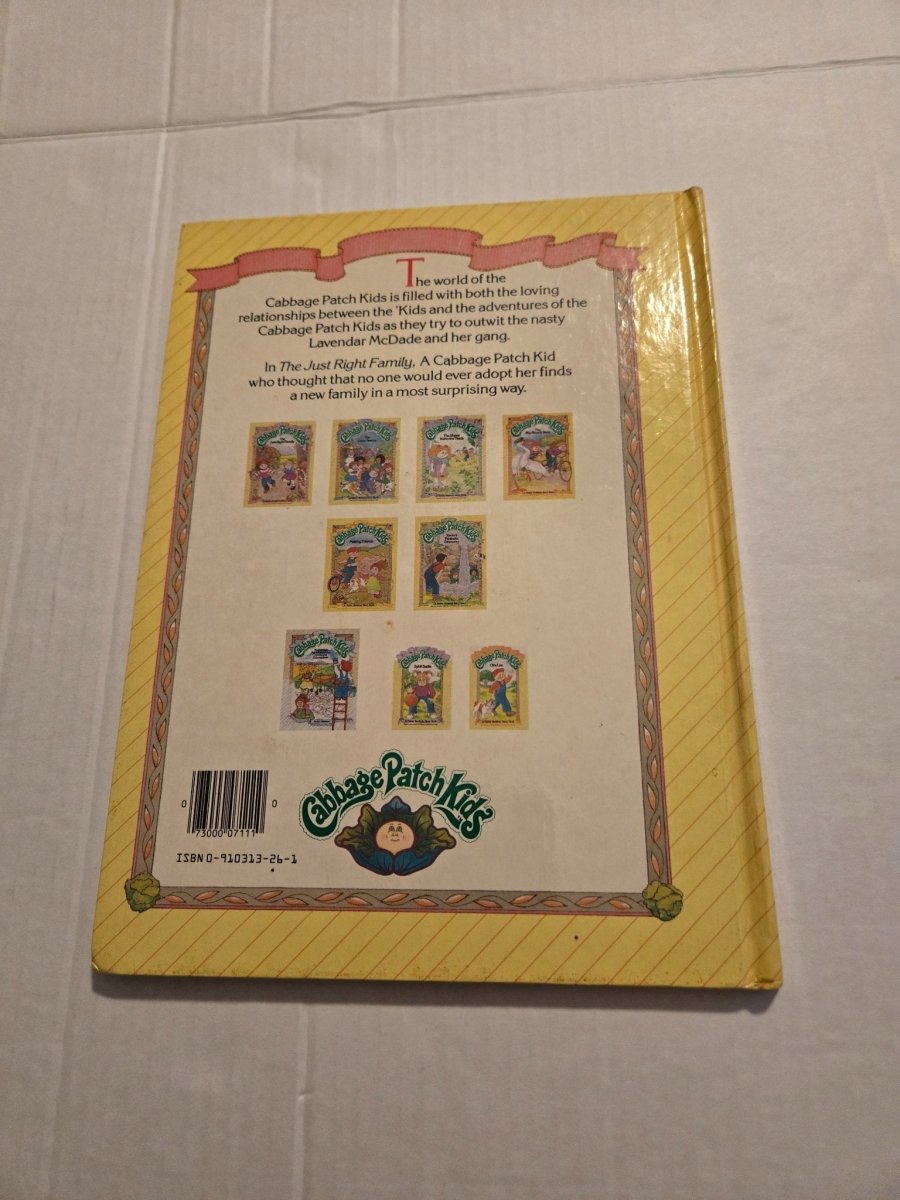 Cabbage Patch Kids The Just - Right Family Story Book - Books - ThrowbackBuys - Amanda's Awesome Finds