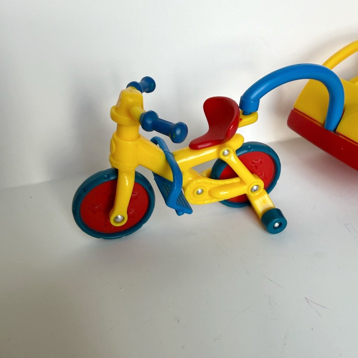 Caillou and Friends Figure Set Leo Clementine Bike 2002 PBS - Collectible Toys - ThrowbackBuys -NostalgicEpisodes