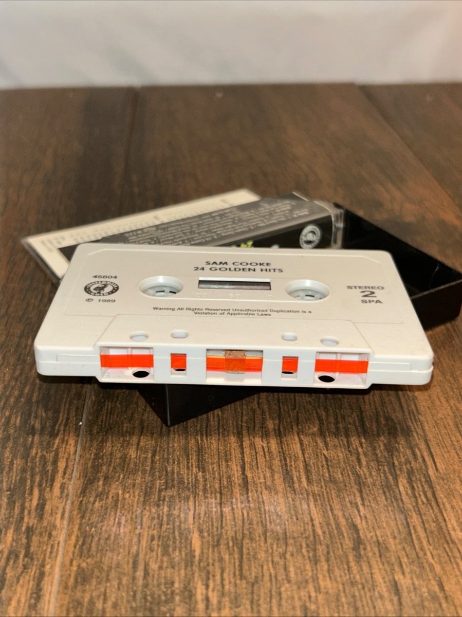 Cassette Tape Album, Sam Cooke, 24 Golden Hits The Wonderful World Of Sam Cooke - Cassette Tapes - ThrowbackBuys - Raybar121