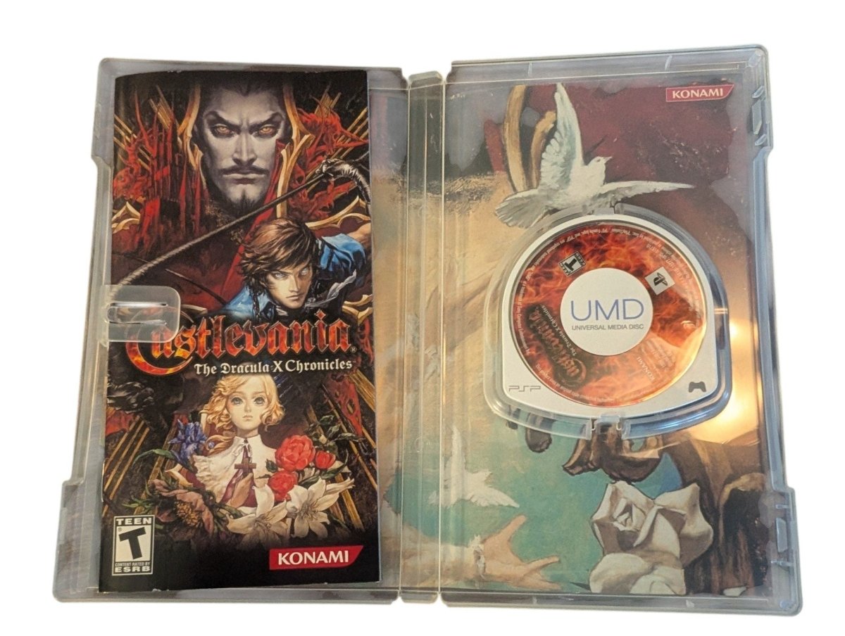 Castlevania: The Dracula X Chronicles - Complete in Box (CIB) - Playstation Portable (PSP) - 2007 - Tested/Works - Video Games - ThrowbackBuys -Slaqr Retro Gaming & Collectibles