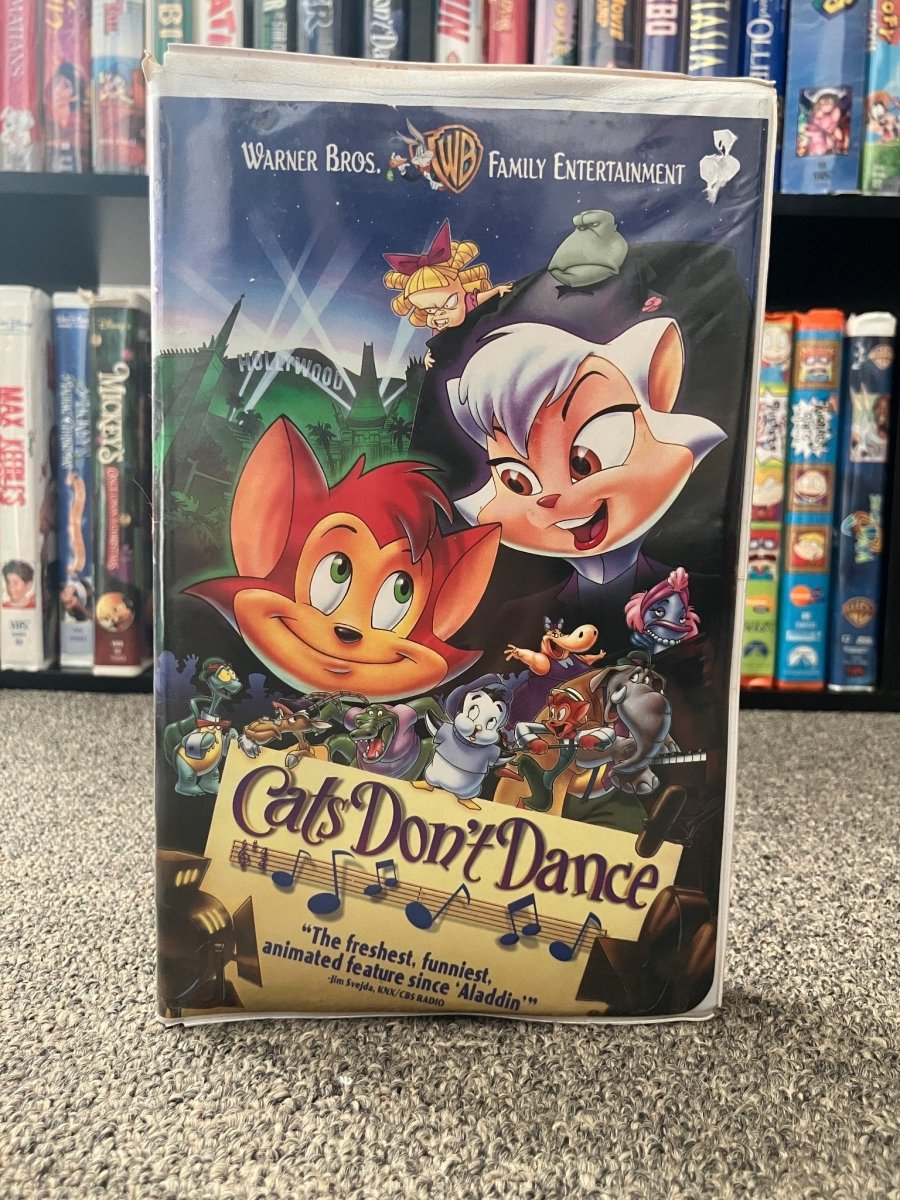 Cats Don't Dance VHS Tape - VHS - ThrowbackBuys - The Rickstalgia Shop