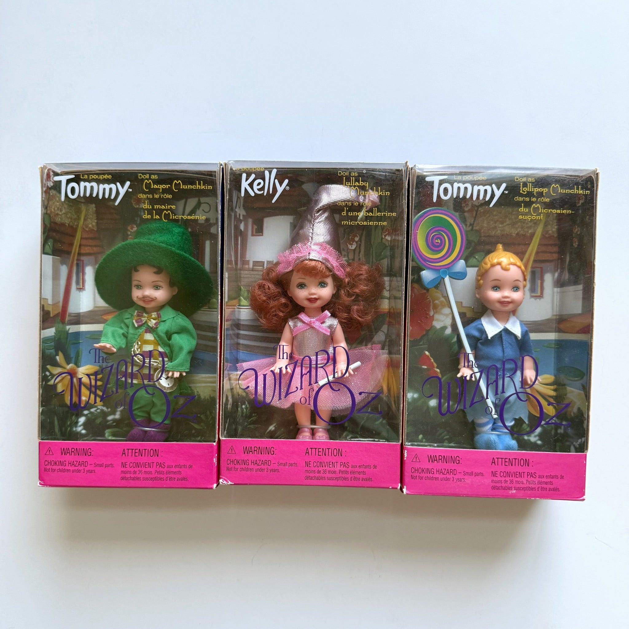 Barbie Kelly Dolls Wizard of OZ Munchkins 2000