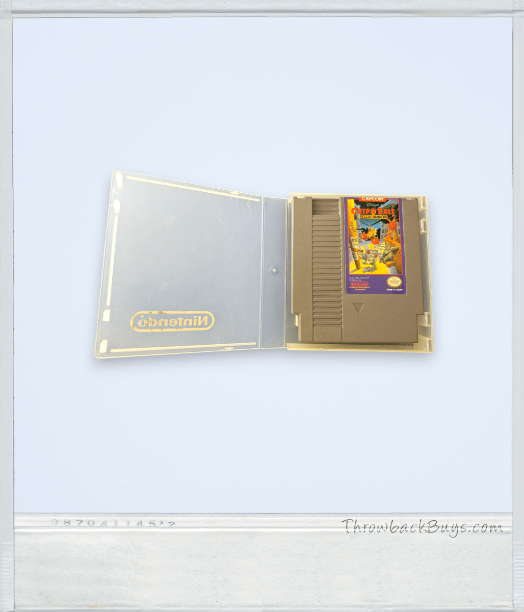 Chip & Dale Rescue Rangers - Cartridge (1990) and Plastic Nintendo Case - NES - Tested/Works - Video Games - ThrowbackBuys - Slaqr Retro Gaming & Collectibles