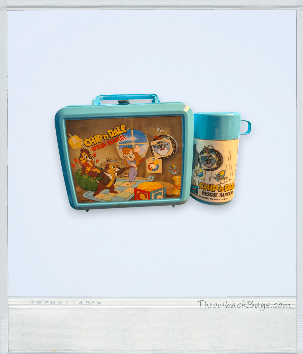 Chip 'n Dale Rescue Rangers Lunchbox & Thermos - Lunchboxes - ThrowbackBuys - Slaqr Retro Gaming & Collectibles