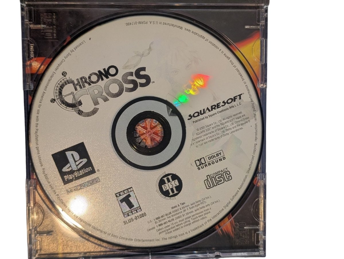 Chrono Cross - Playstation 1 (PS1) - 1999 - Tested/Works - Video Games - ThrowbackBuys -Slaqr Retro Gaming & Collectibles