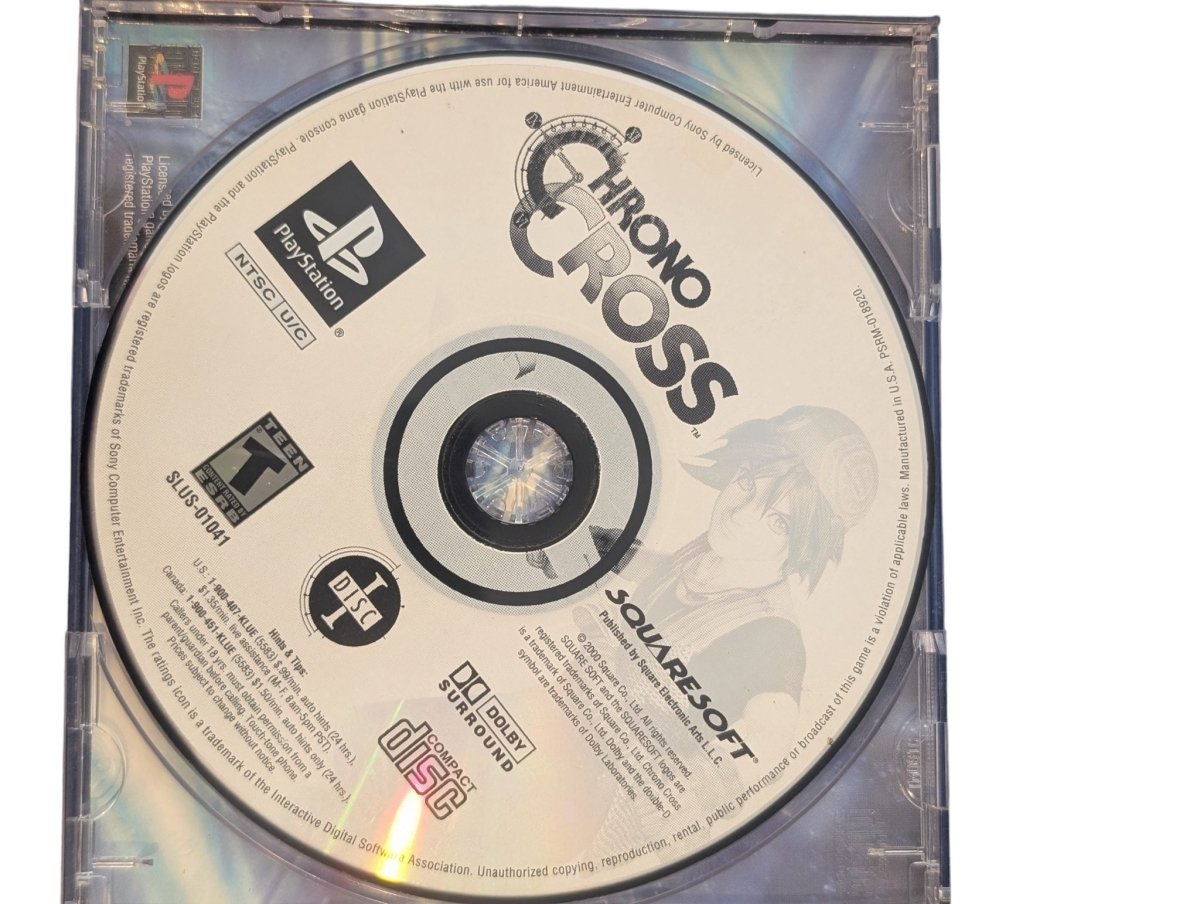 Chrono Cross - Playstation 1 (PS1) - 1999 - Tested/Works - Video Games - ThrowbackBuys -Slaqr Retro Gaming & Collectibles
