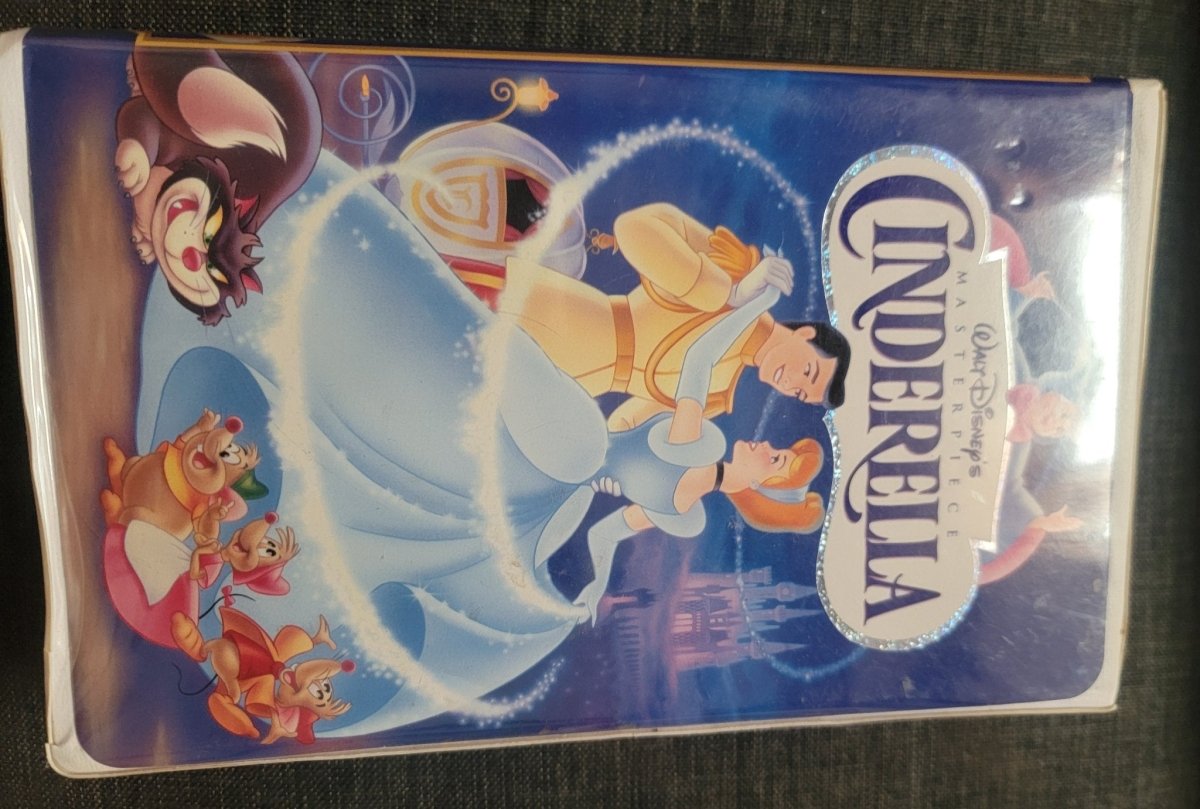 Cinderella VHS Tape Clamshell - VHS - ThrowbackBuys - Amanda's Awesome Finds