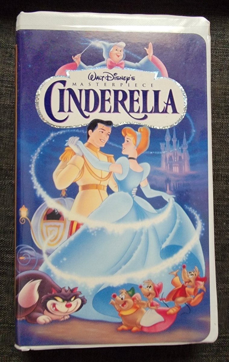Cinderella VHS Tape Clamshell - VHS - ThrowbackBuys - Amanda's Awesome Finds