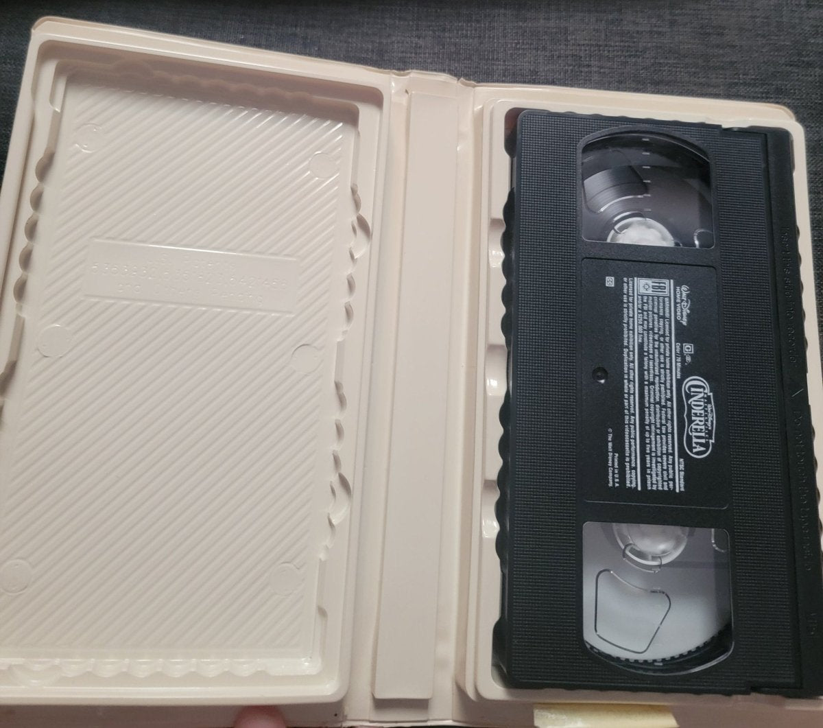 Cinderella VHS Tape Clamshell - VHS - ThrowbackBuys - Amanda's Awesome Finds