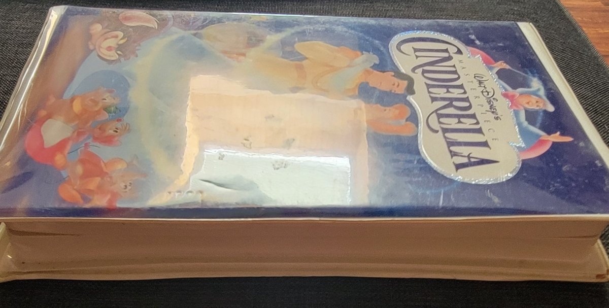 Cinderella VHS Tape Damaged Clamshell - VHS - ThrowbackBuys - Amanda's Awesome Finds
