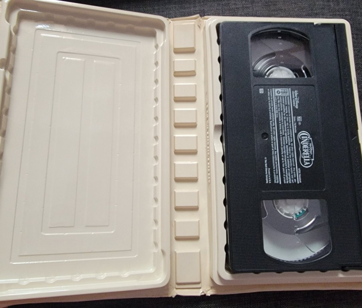 Cinderella VHS Tape Damaged Clamshell - VHS - ThrowbackBuys - Amanda's Awesome Finds
