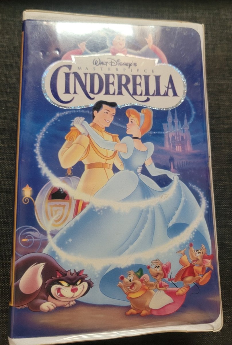 Cinderella VHS Tape Damaged Clamshell - VHS - ThrowbackBuys - Amanda's Awesome Finds