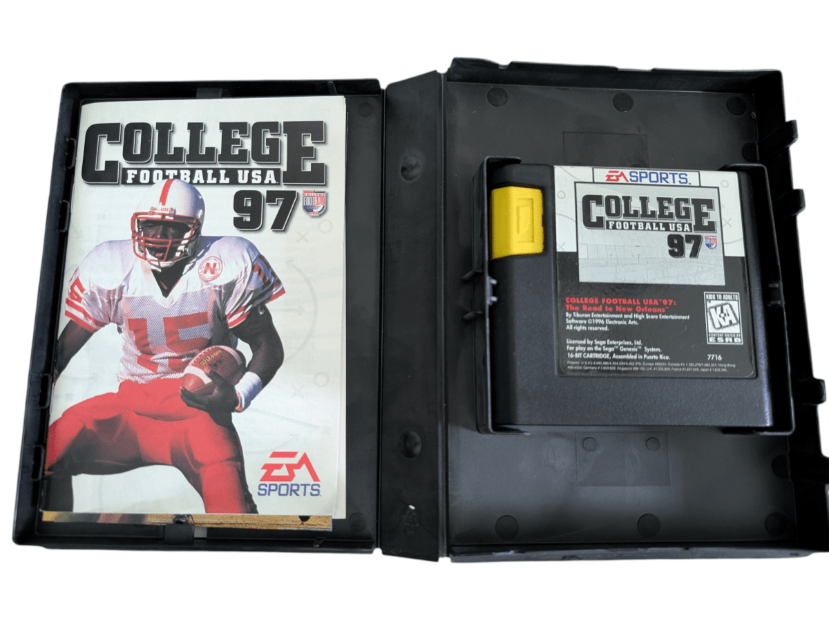 College Football USA '97 - COMPLETE IN BOX (CIB) (1996) - Sega Genesis - Tested/Works - Video Games - ThrowbackBuys - Slaqr Retro Gaming & Collectibles