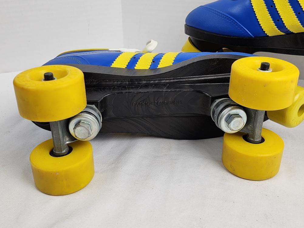 1980s - Colt Roller Skates - Men's US 9.5, Vintage Blue/Yellow