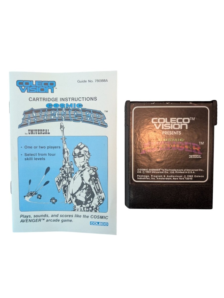 Cosmic Avenger & Manual - Colecovision - (1982) - Video Games - ThrowbackBuys -Slaqr Retro Gaming & Collectibles