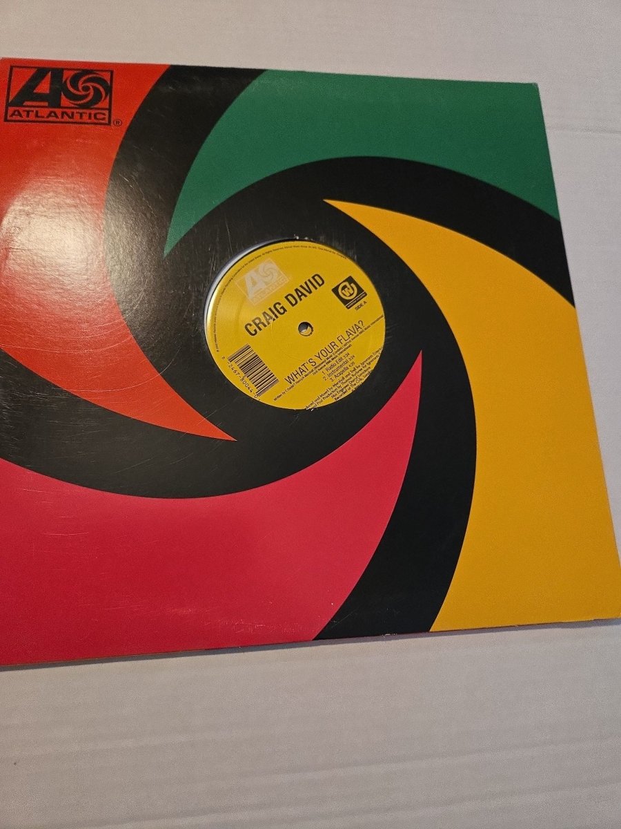 Craig David What's Your Flava 12" Vinyl - Vinyl - ThrowbackBuys -Amanda's Awesome Finds