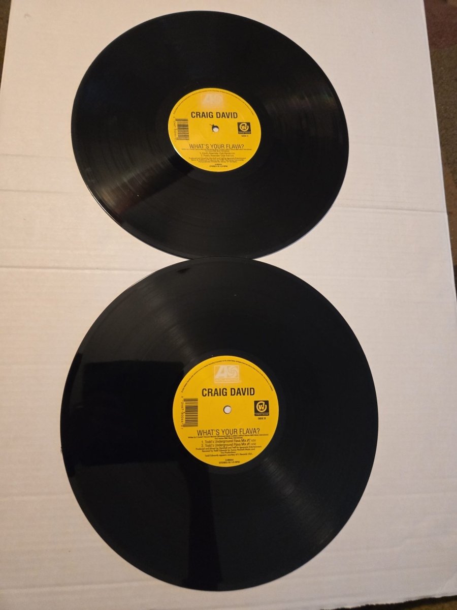 Craig David What's Your Flava 12" Vinyl - Vinyl - ThrowbackBuys -Amanda's Awesome Finds