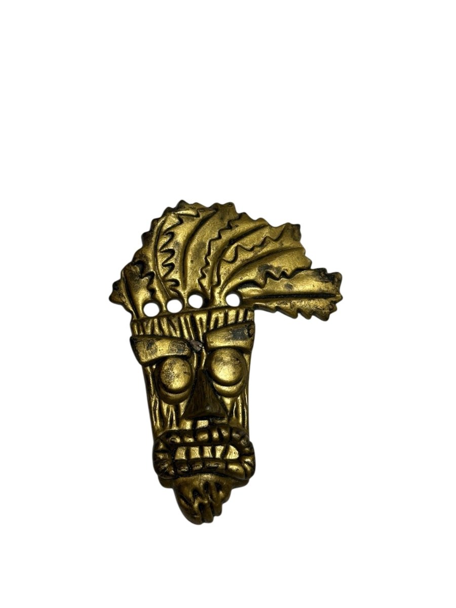 Crash Bandicoot Figure Resaurus Series 1 Jetboard AKU AKU Gold Mask Tiki 1998 - Action Figures & Collectibles - ThrowbackBuys - Abunnysvintageco