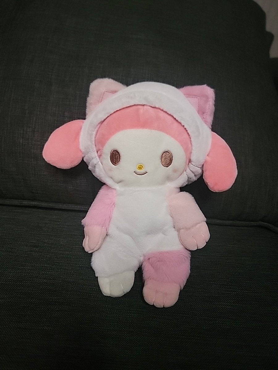 Cute My Melody Plush Pink Cat Costume Plush - Plushies - ThrowbackBuys - Amanda's Awesome Finds
