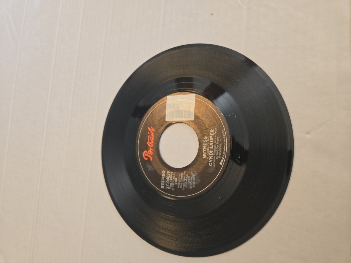 Cyndi Lauper All Through The Night 45 RPM Vinyl Record - Vinyl - ThrowbackBuys - Amanda's Awesome Finds