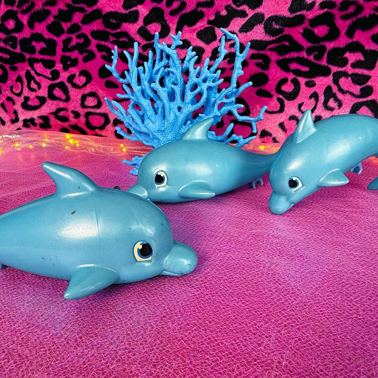 Vintage 90s Dolphin Toy Lot - Mattel Disney Figurines
