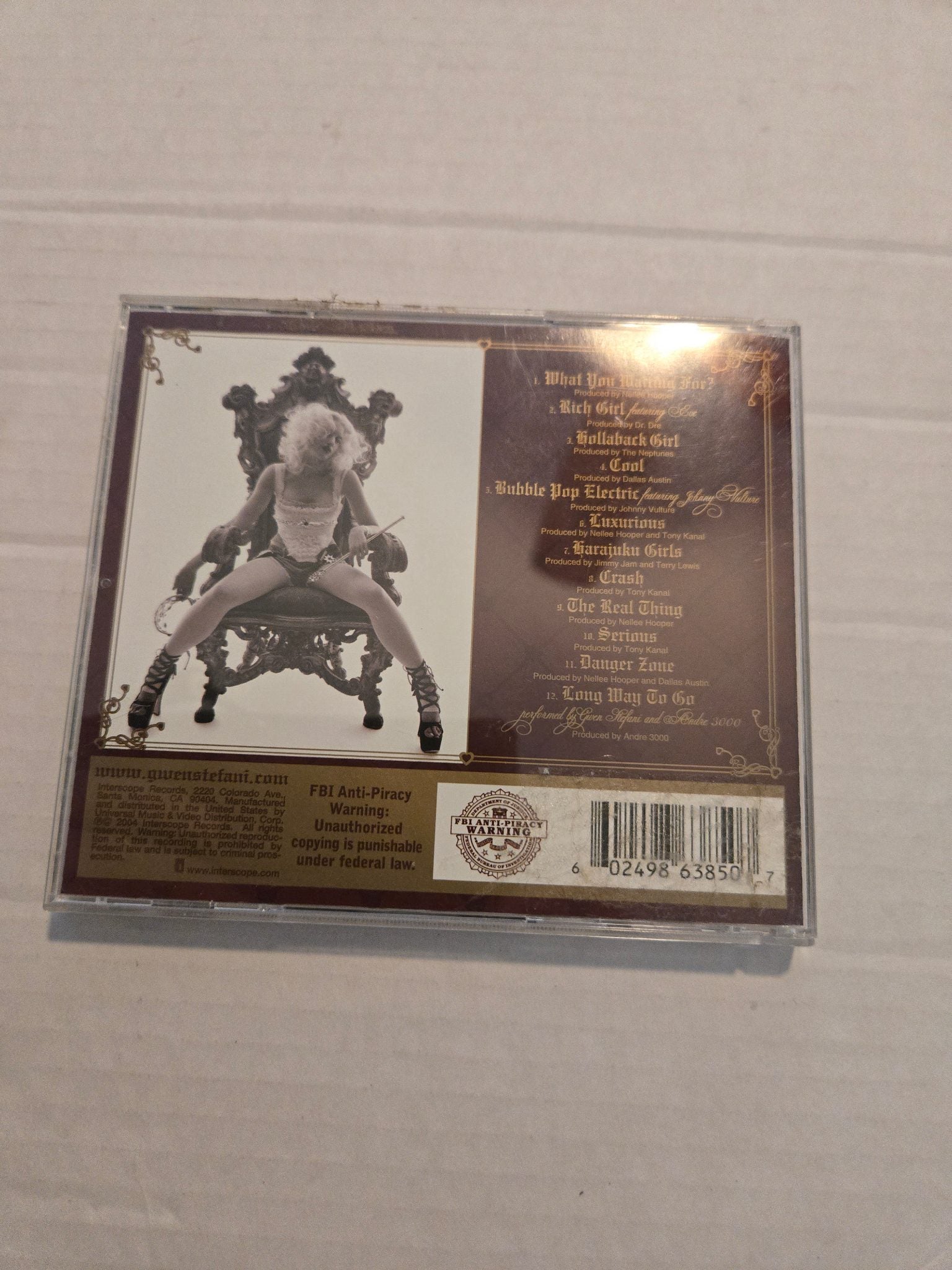 Gwen Stefani Love. Angel. Music. Baby CD