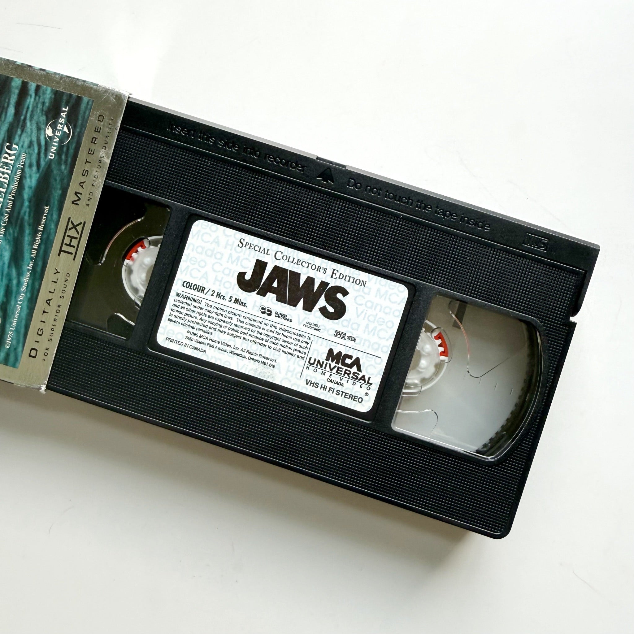 Jaws 1 2 and 3 VHS Tapes Movies